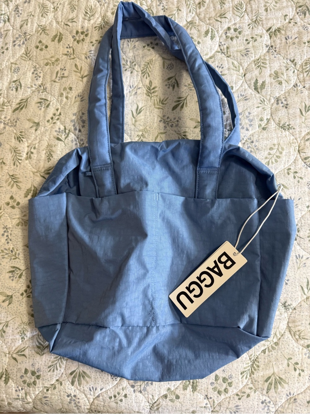 BAGGU Steel Blue Everyday Cloud Bag NWT - Tote - UO Exclusive